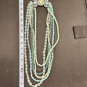 Elegant Multi-Strand Beaded Necklace